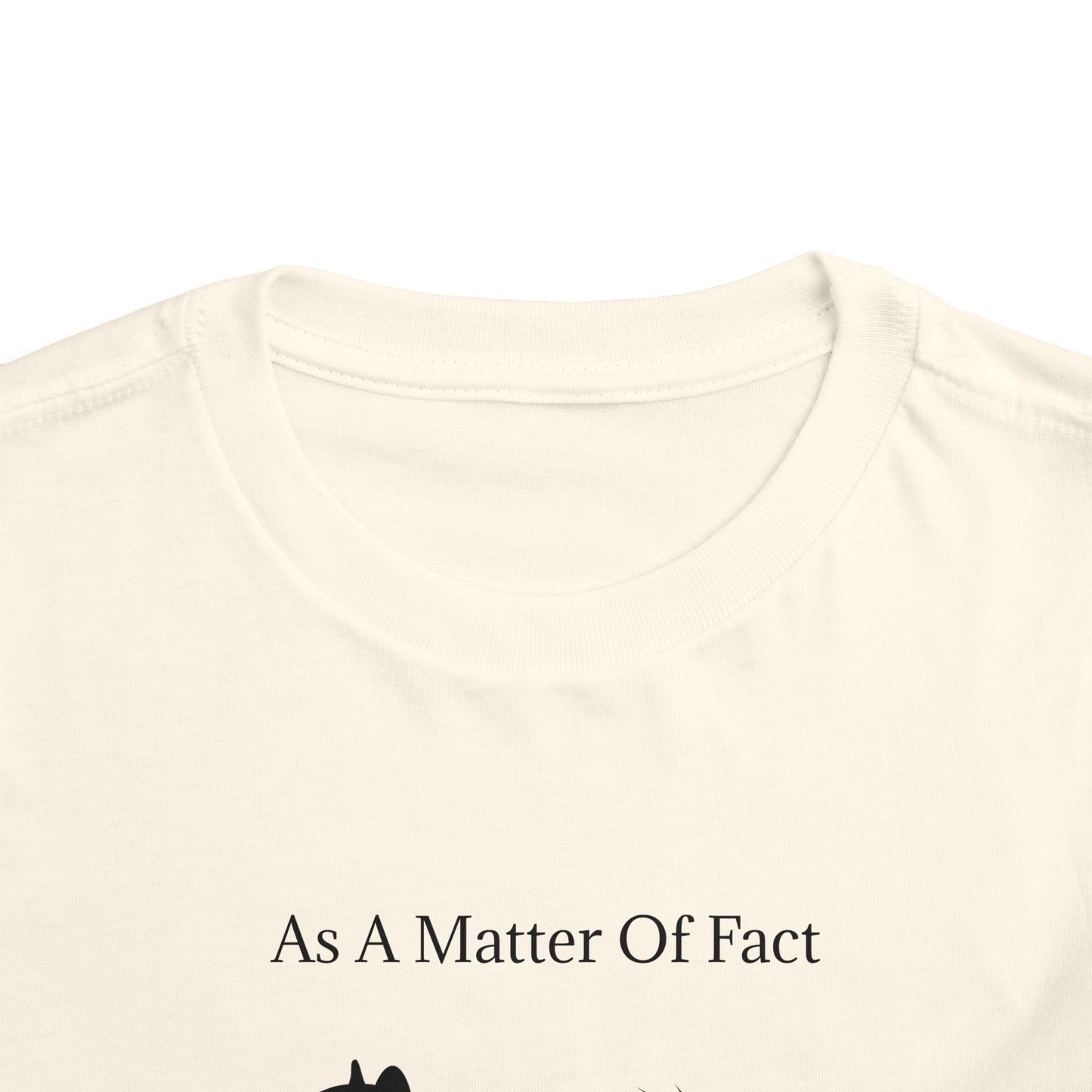 Matter Of Fact Malamute Toddler Unisex Short Sleeve Crewneck Tee