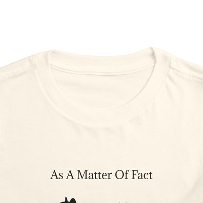 Matter Of Fact Malamute Toddler Unisex Short Sleeve Crewneck Tee