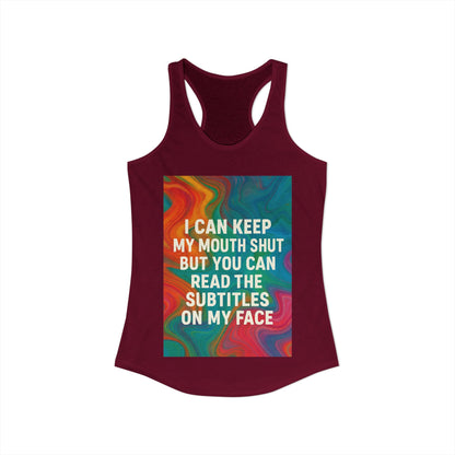 Subtitles Women's Racerback Tank