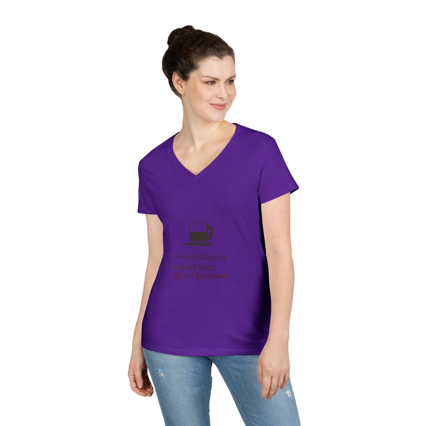 Not Enough Women's V-Neck T-Shirt