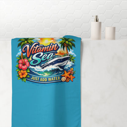 Vitamin Sea Mink-Cotton  Beach Towel