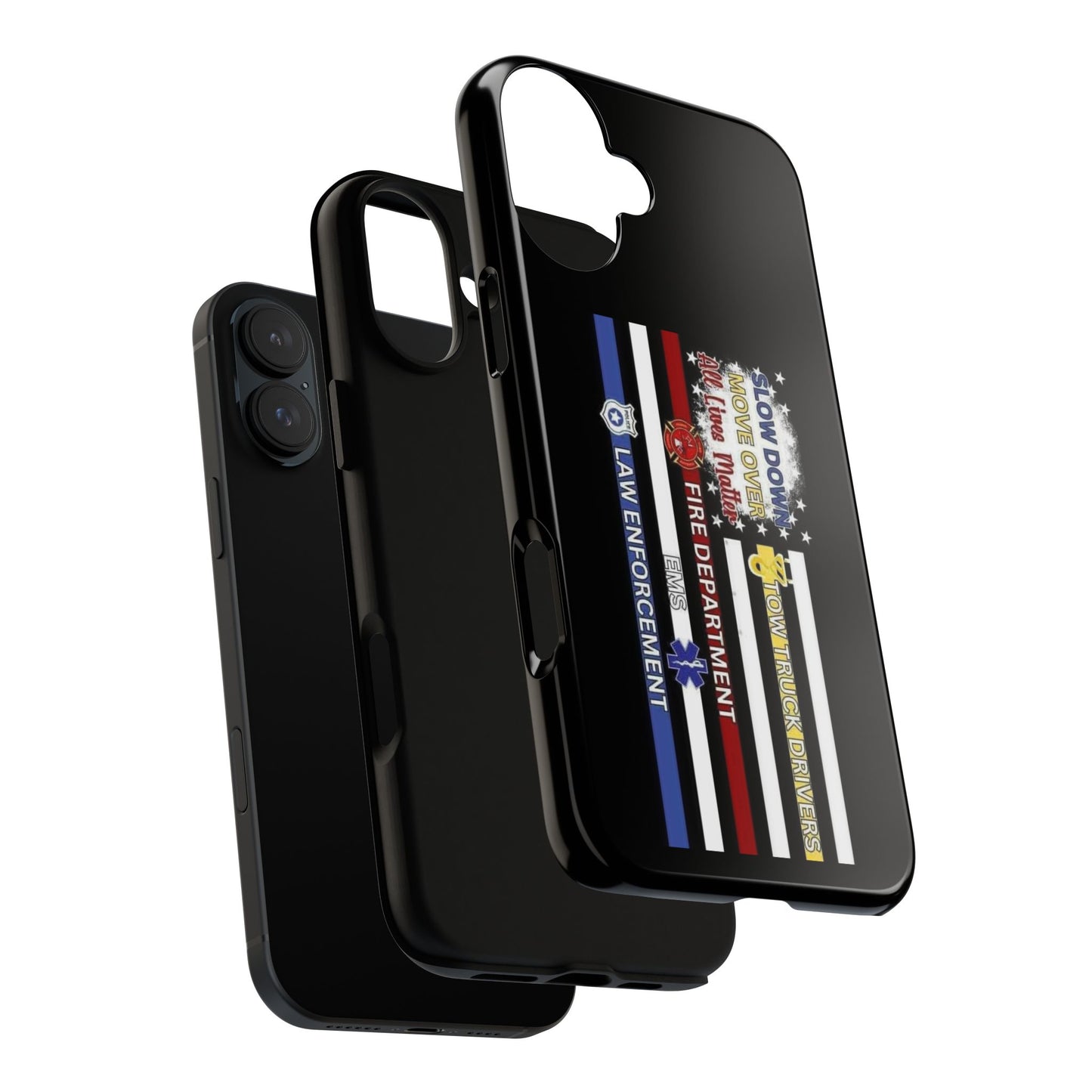 Slow Down Move Over Flag iPhone Case