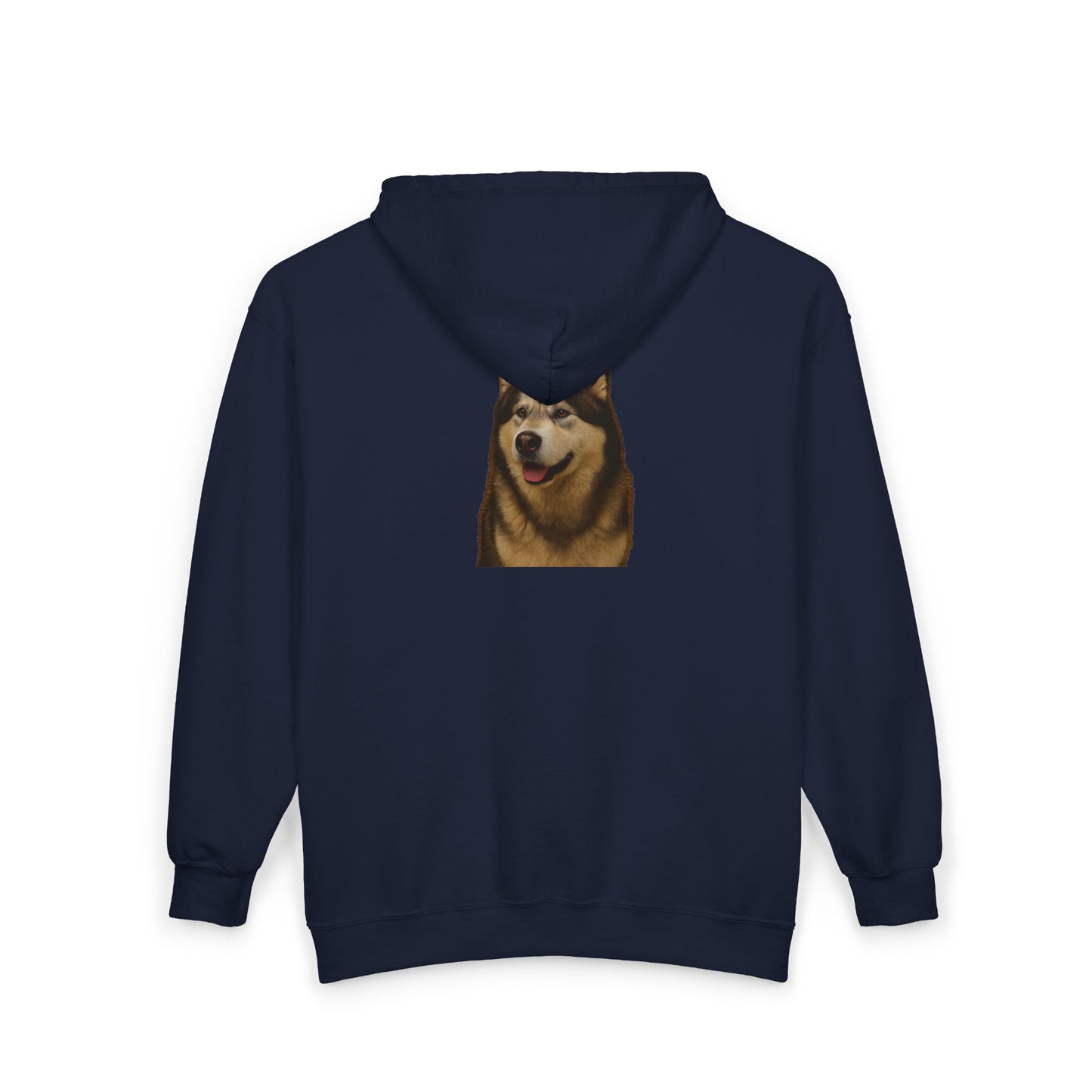 Malamute Head Unisex Full Zip Hoodie