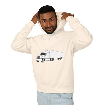 Semi Truck Unisex Lightweight Hoodie
