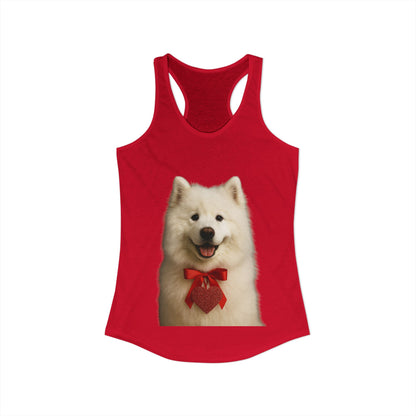 Cupid's Companion Samoyed Women's Racerback Tank