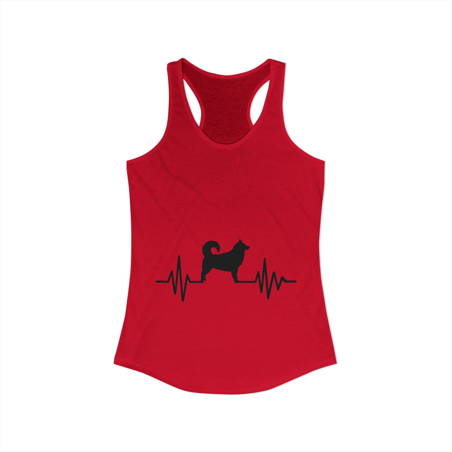 My Heart Beats For Malamutes Women's Racerback Tank