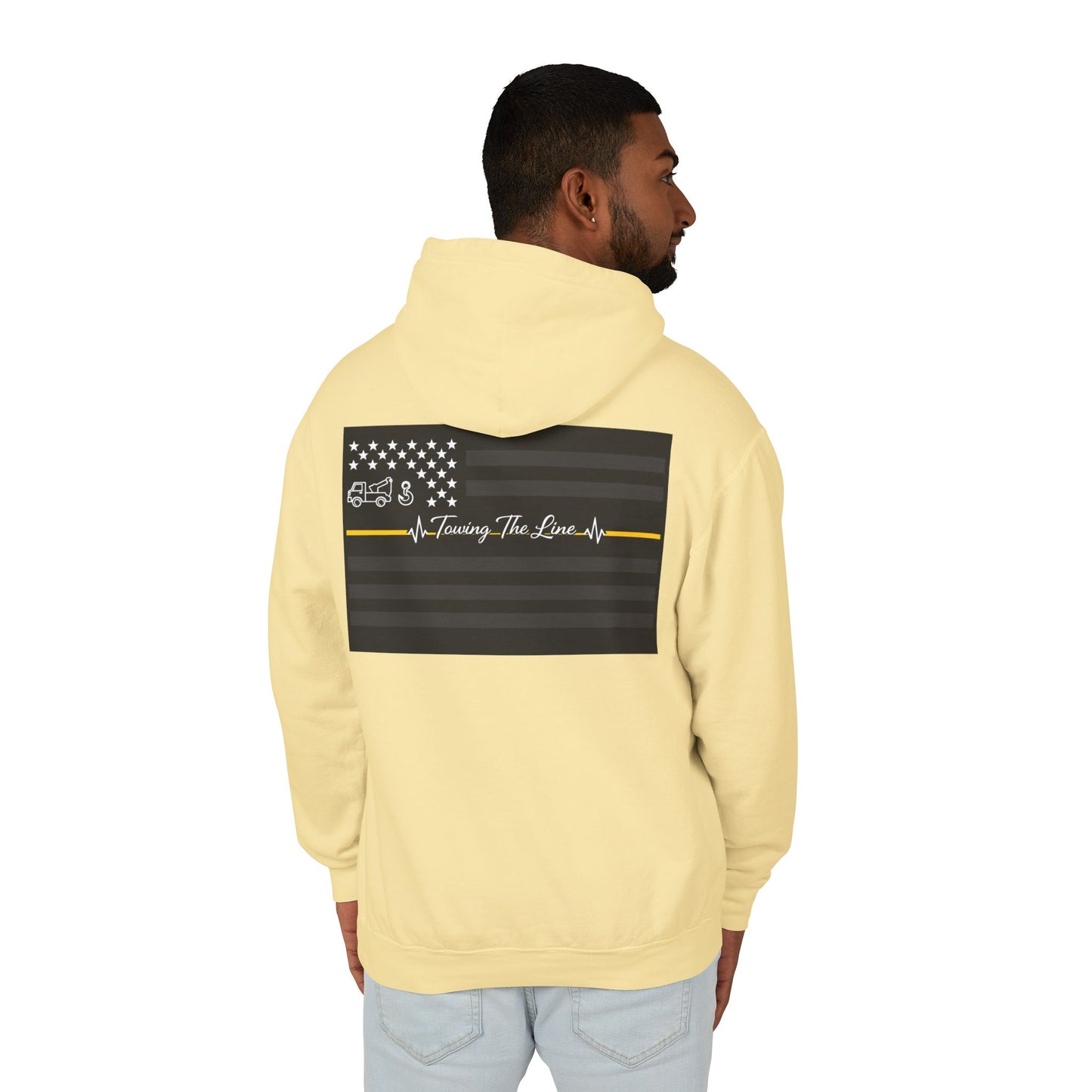 Thin Yellow Line Unisex Lightweight Hoodie