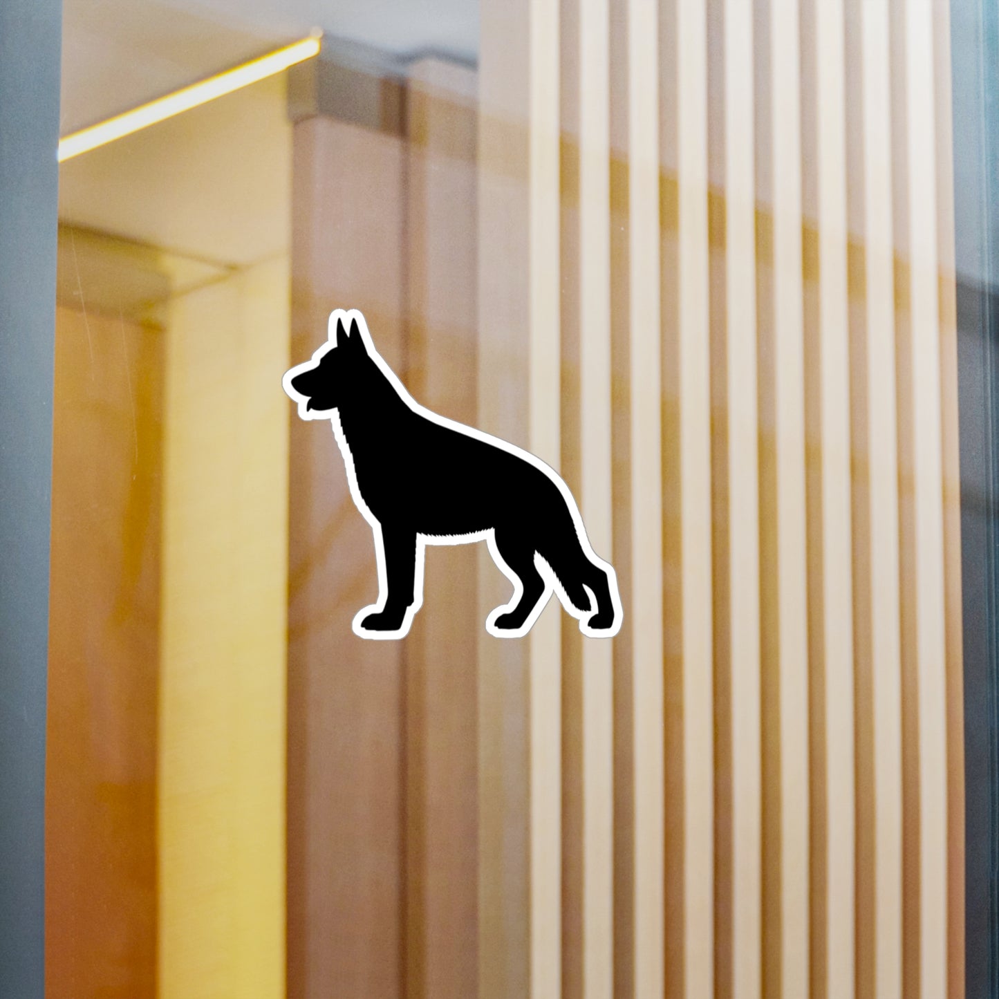 German Shepherd Silhouette Vinyl Decal