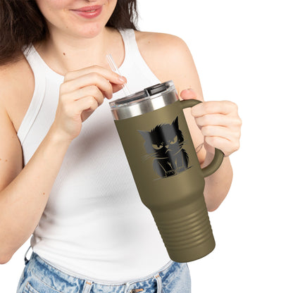 Angry Cat Insulated Travel Mug