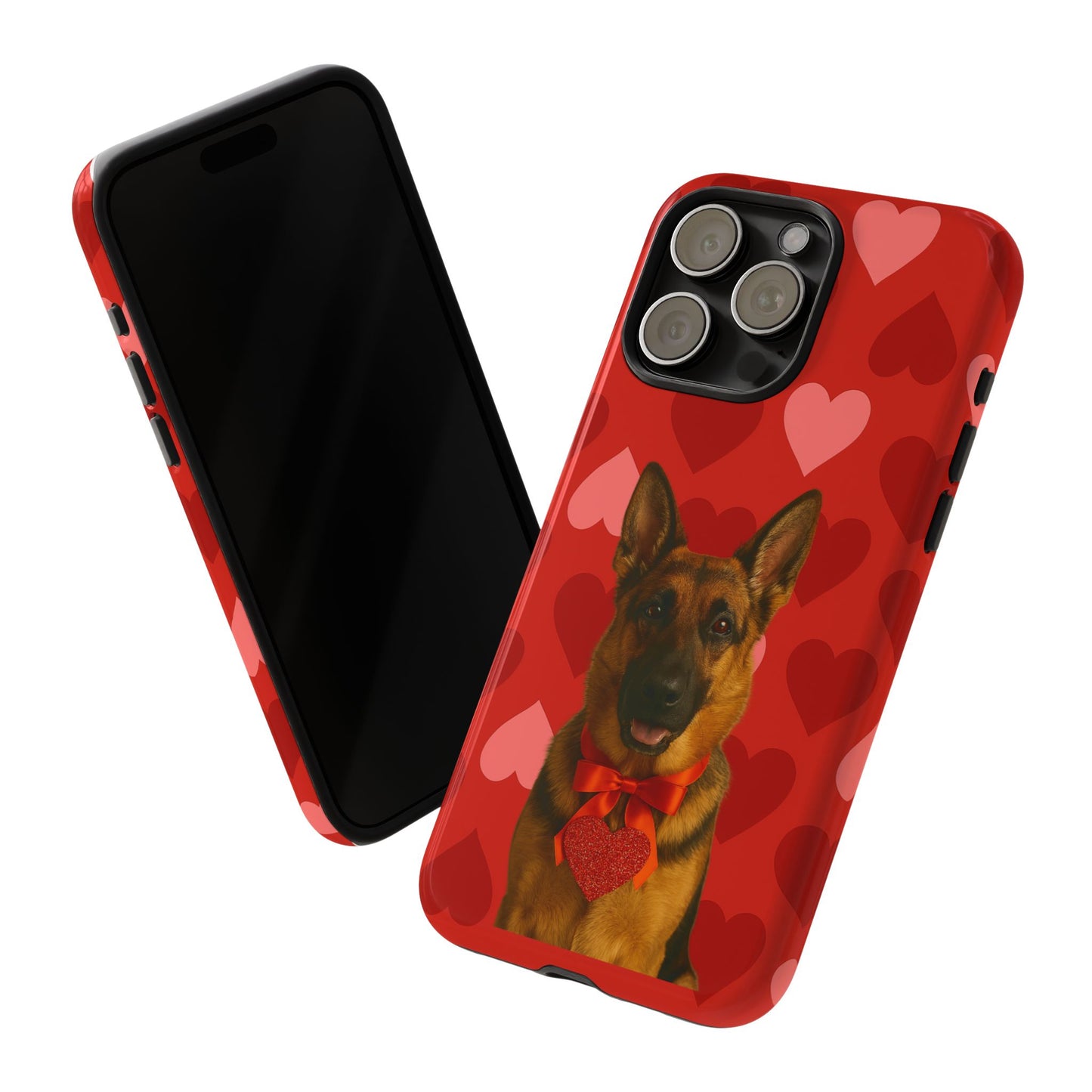 Cupid's Companion German Shepherd iPhone Case