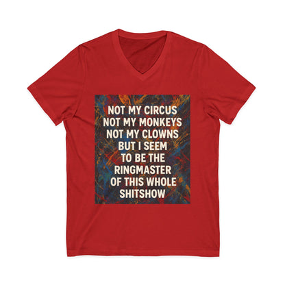 Ringmaster Unisex Short Sleeve V-Neck Tee