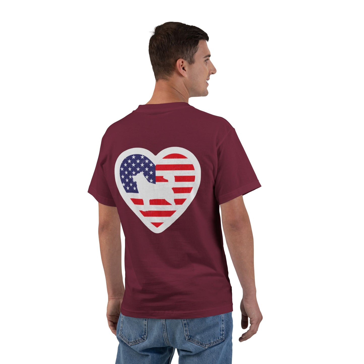 Malamute Flag Men's Short-Sleeve Crewneck Tee