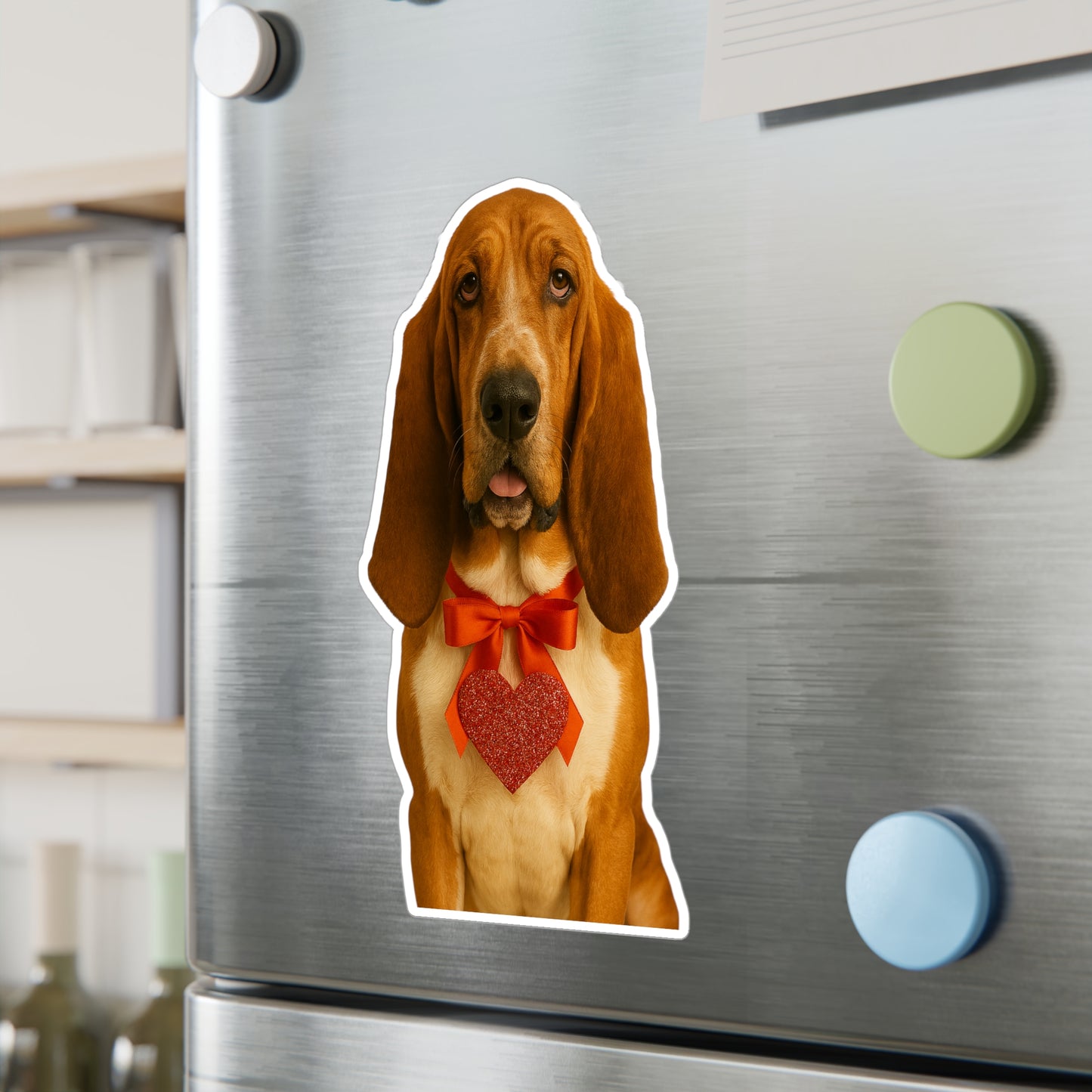 Cupid's Companion Basset Vinyl Decal
