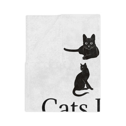 Cat Minions Velveteen Microfiber Blanket