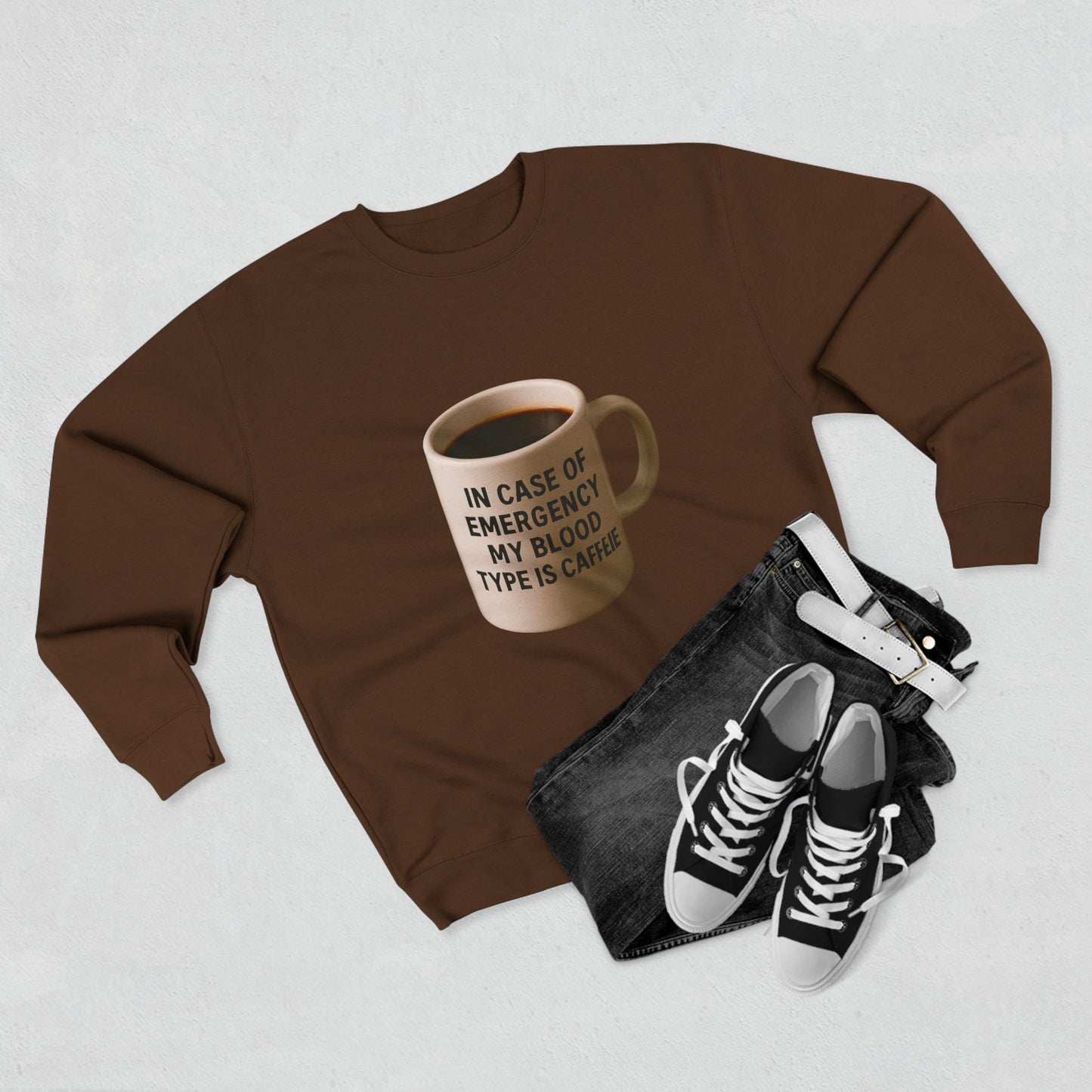 Blood Type Unisex Crewneck Sweatshirt