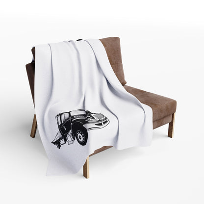 Flatbed Tow Truck Arctic Fleece Blanket