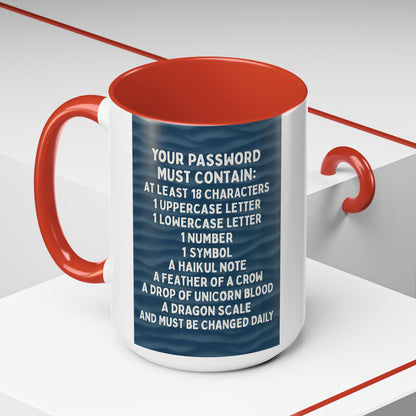 Password 2-Tone Coffee Mug