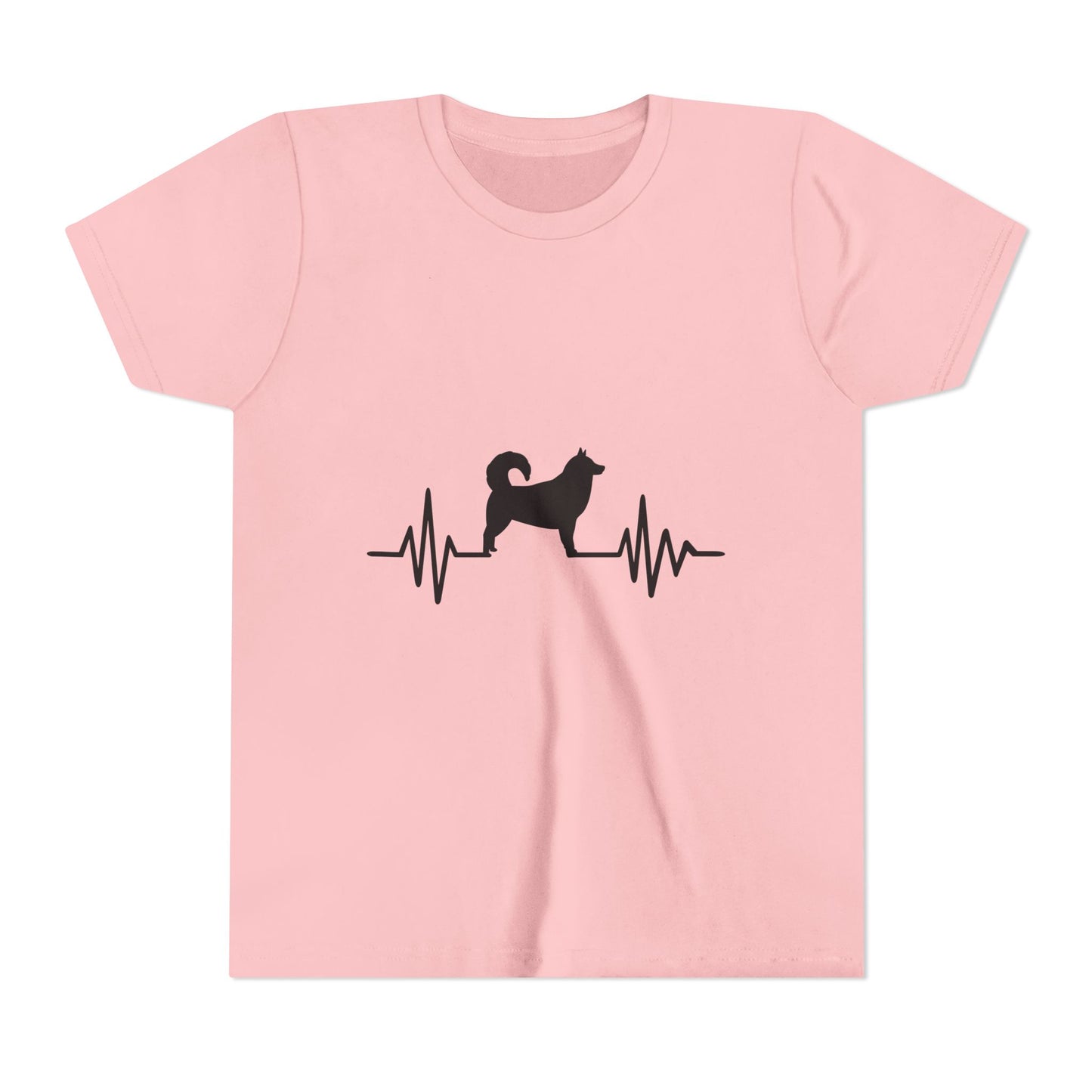 My Heart Beats For Malamutes Youth Unisex Short Sleeve Crewneck Tee