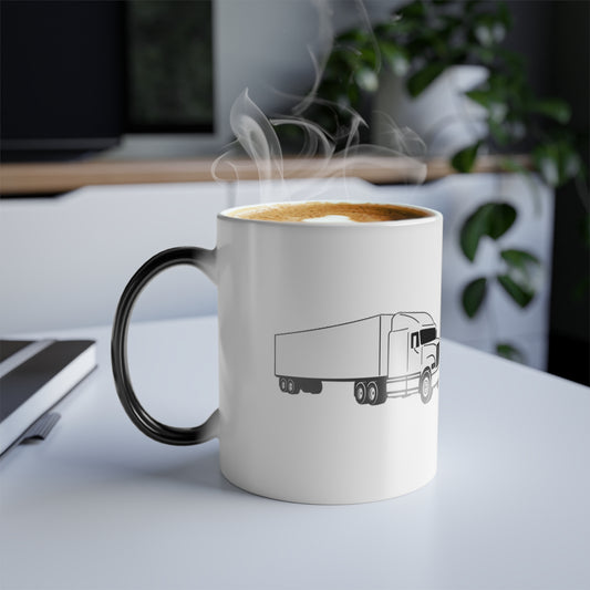 Semi Truck Color Changing Mug