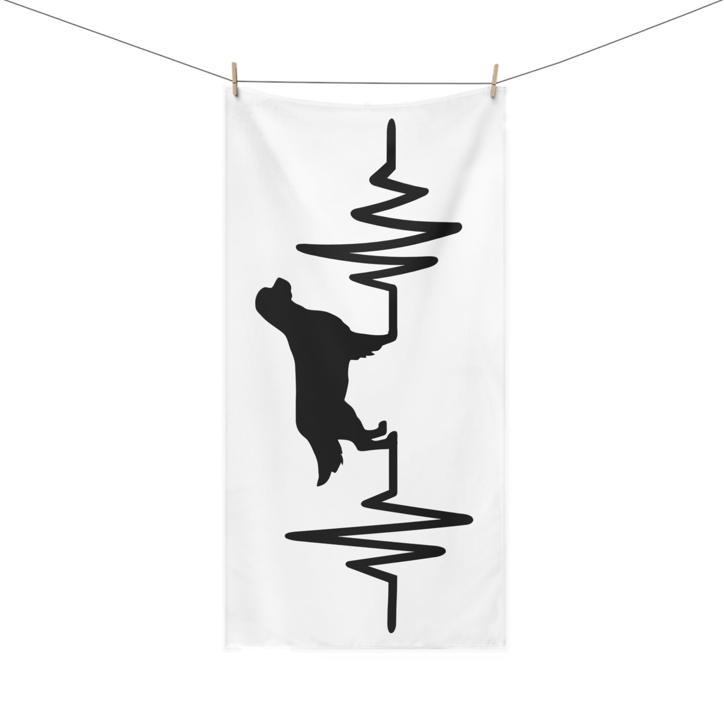 My Heart Beats For Goldens Mink-Cotton  Beach Towel