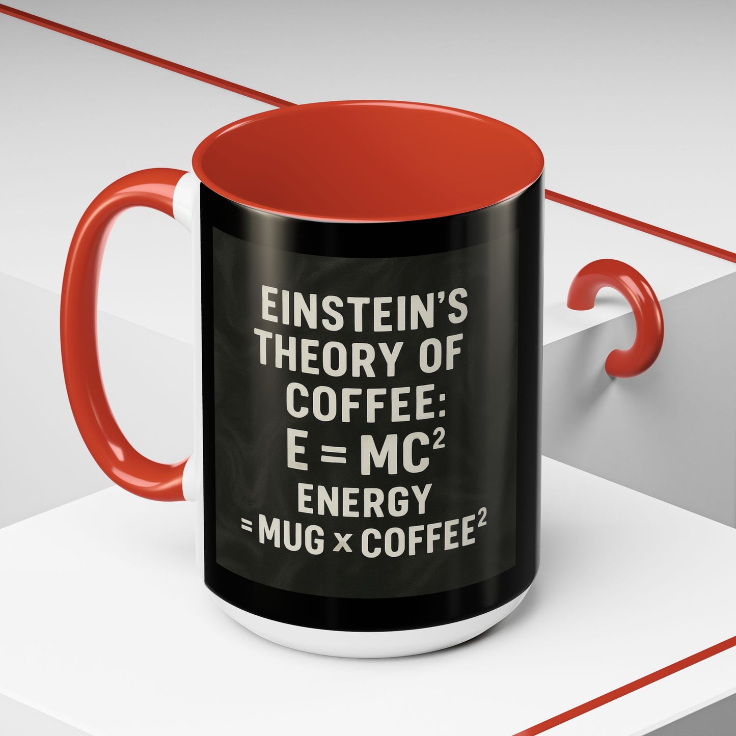Einstein's Theory Of Coffee 2-Tone Coffee Mug