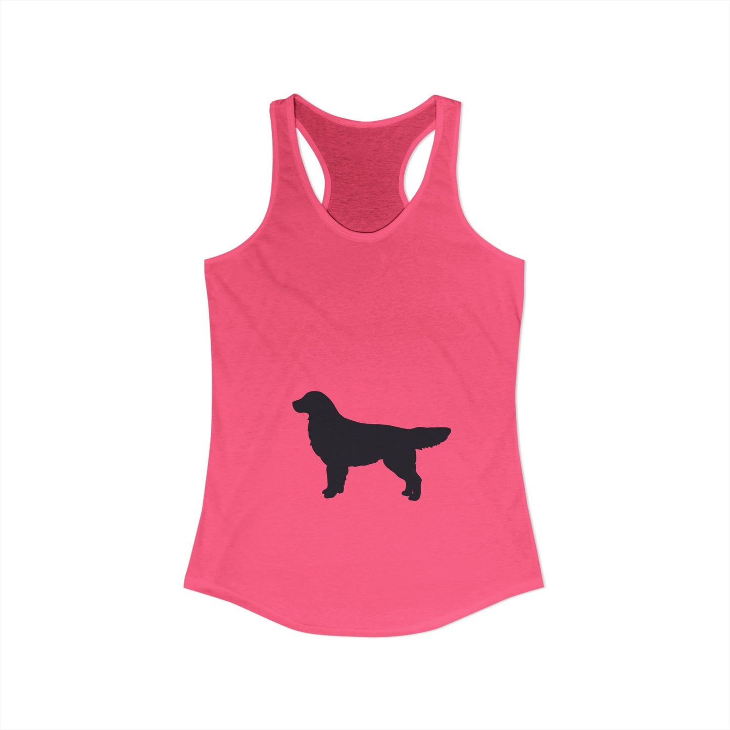Golden Silhouette Women's Racerback Tank