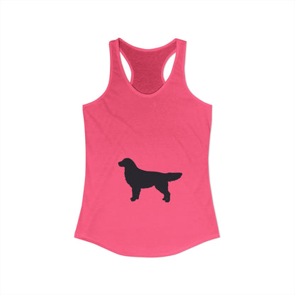 Golden Silhouette Women's Racerback Tank