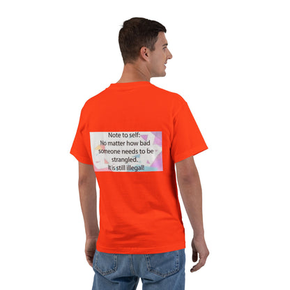 Note To Self Men's Short-Sleeve Crewneck Tee