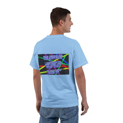 Glow Sticks Men's Short-Sleeve Crewneck Tee