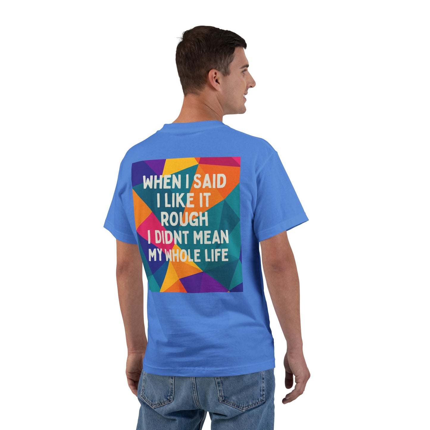 Like It Rough Men's Short-Sleeve Crewneck Tee