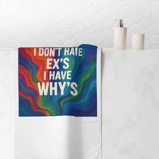 X's And Y's Mink-Cotton  Beach Towel