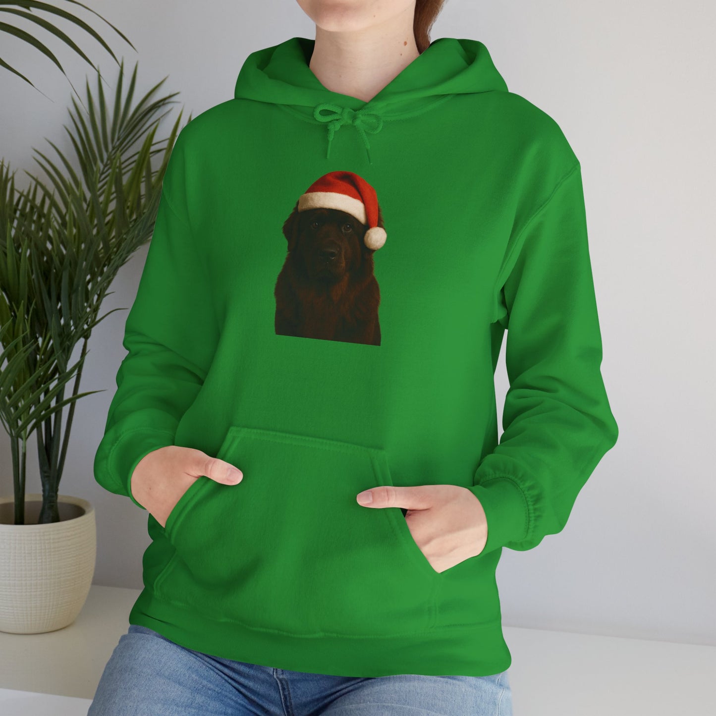 Santa Paws Newfie Unisex Hoodie