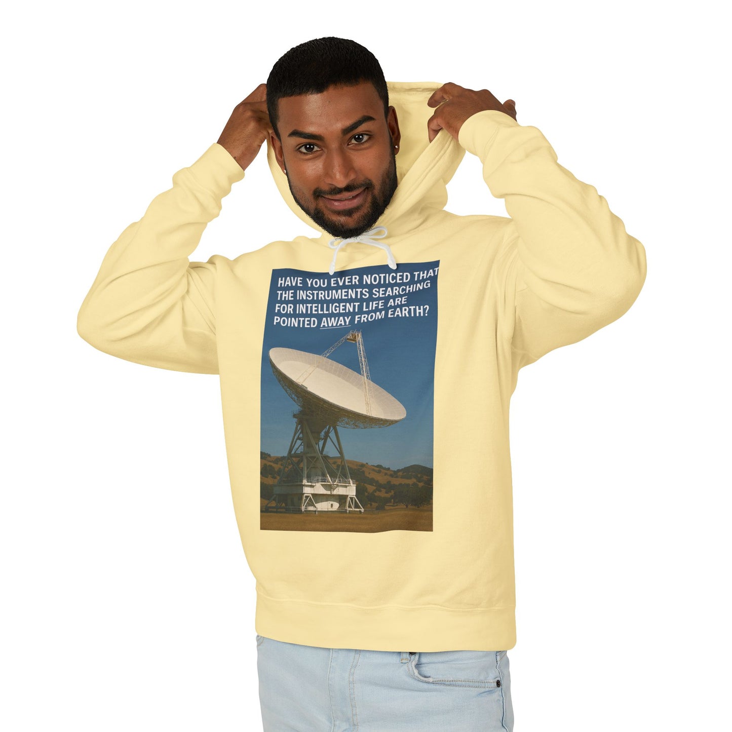 Intelligent Life Unisex Lightweight Hoodie
