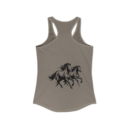 Horsin' Around Women's Racerback Tank