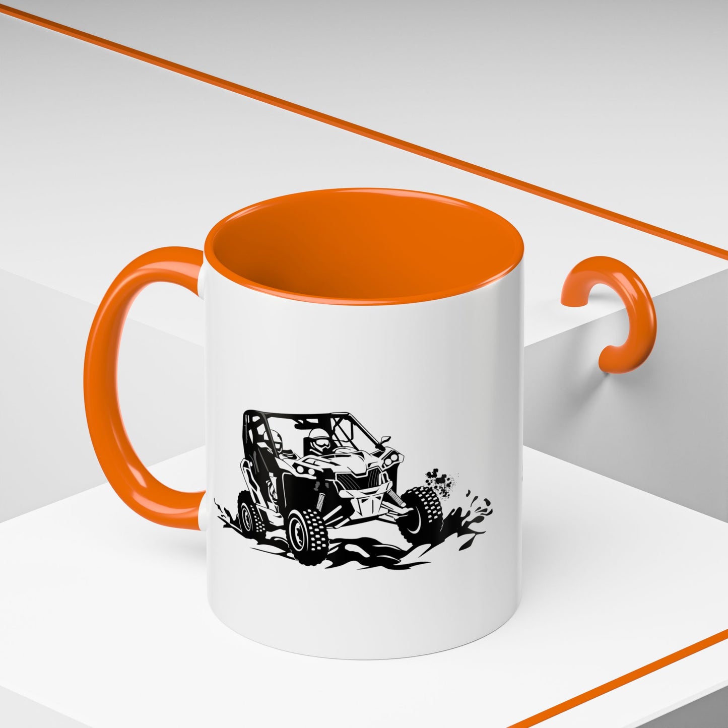 Slingin' Mud Side By Side 2-Tone Coffee Mug