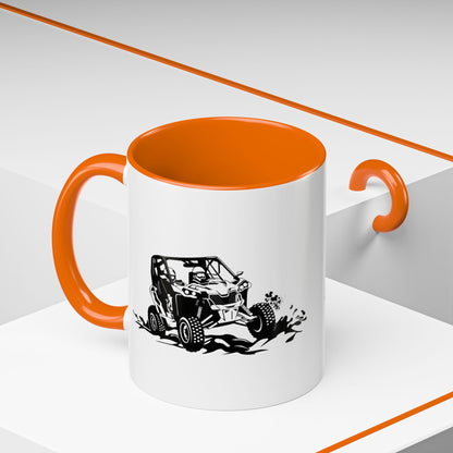 Slingin' Mud Side By Side 2-Tone Coffee Mug