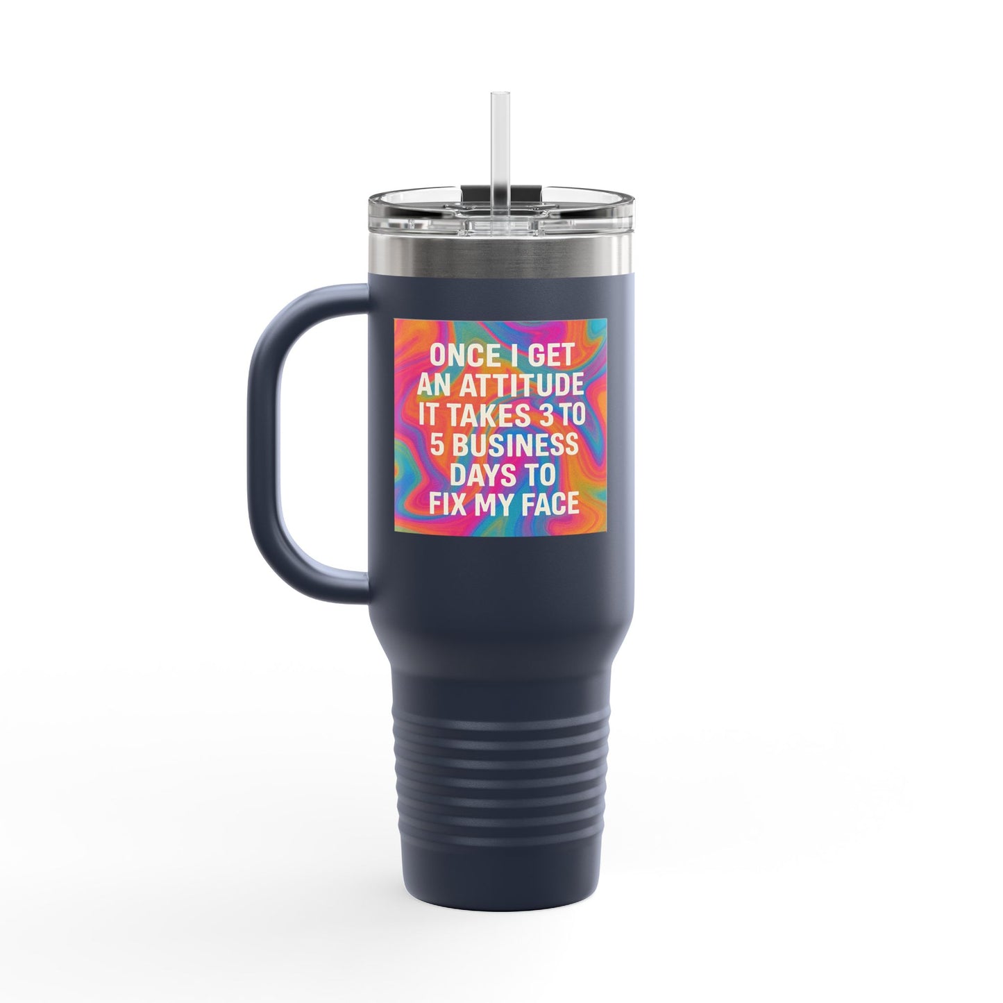 Fix My Face Insulated Travel Mug
