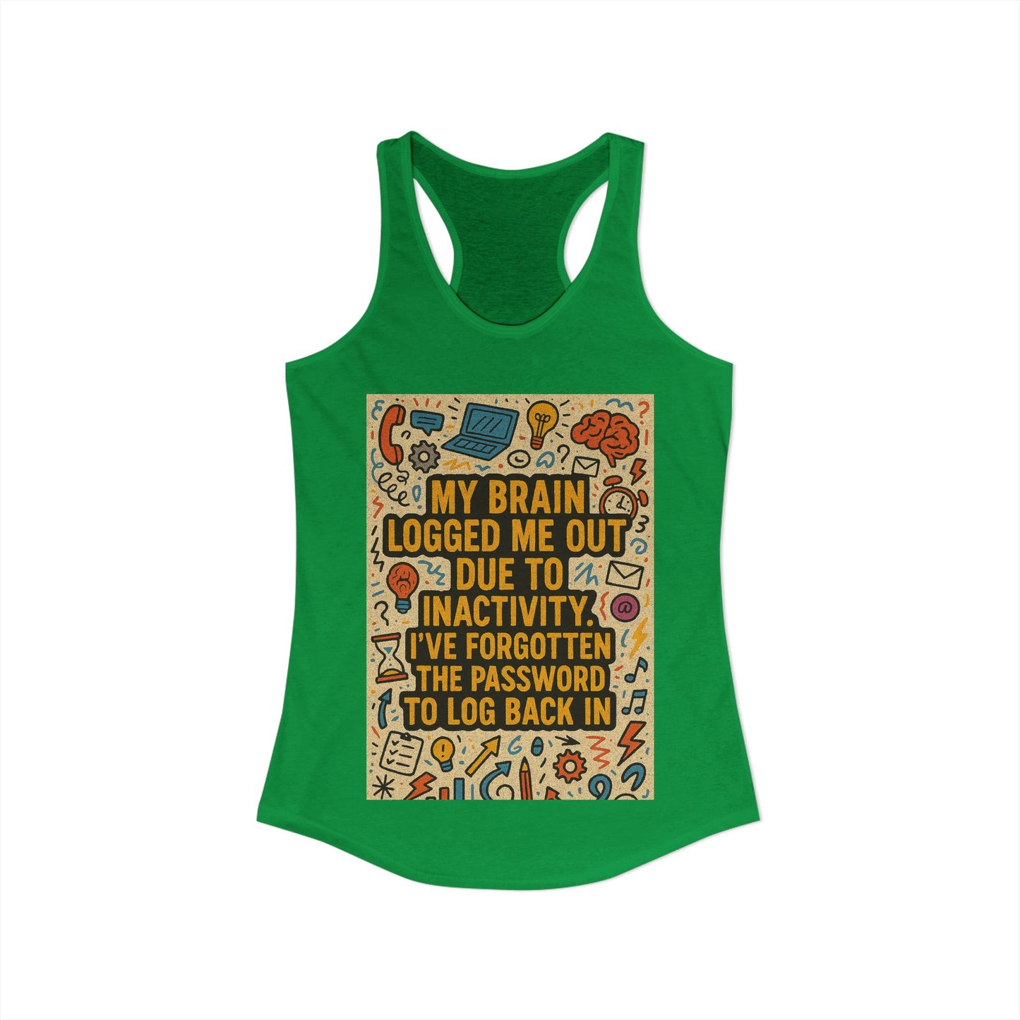 Logged Out Women's Racerback Tank