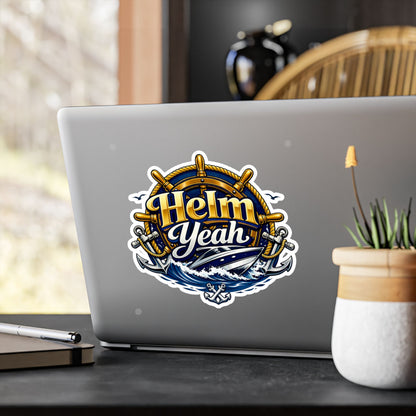 Helm Yeah Vinyl Decal