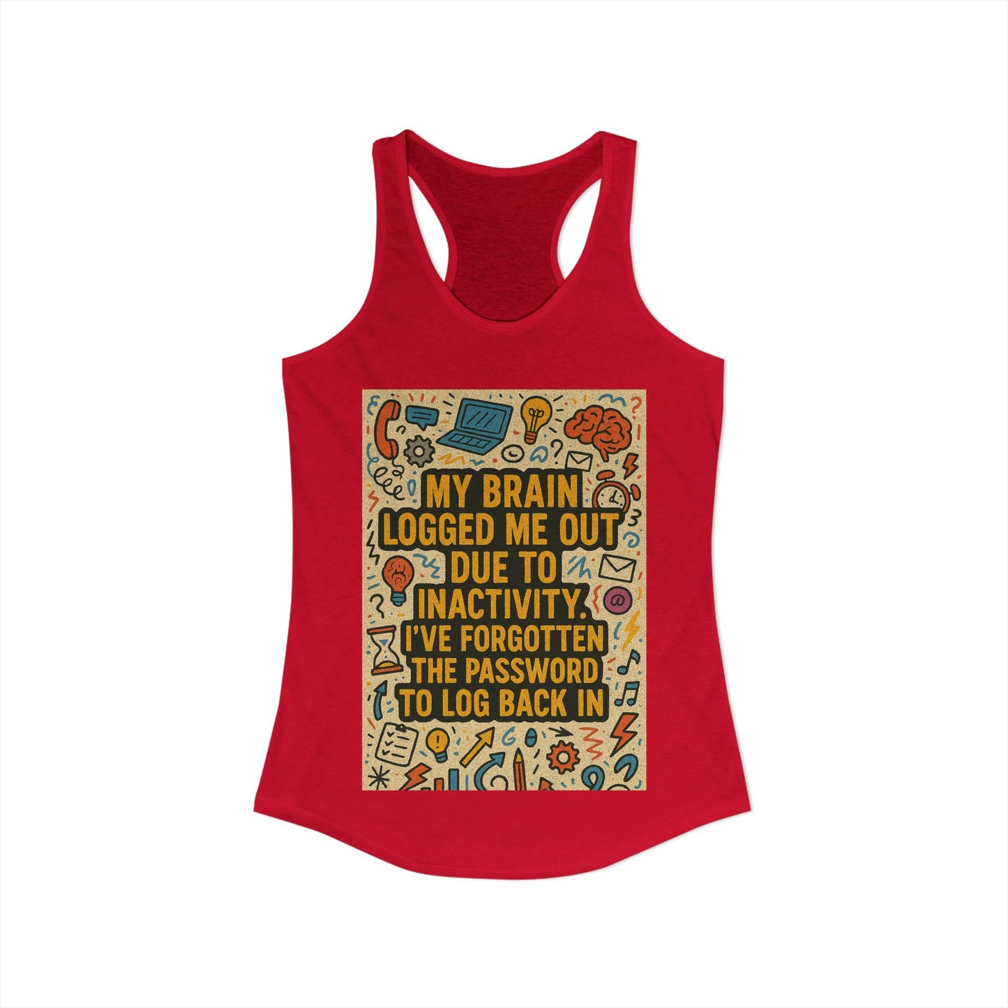 Logged Out Women's Racerback Tank
