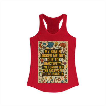Logged Out Women's Racerback Tank