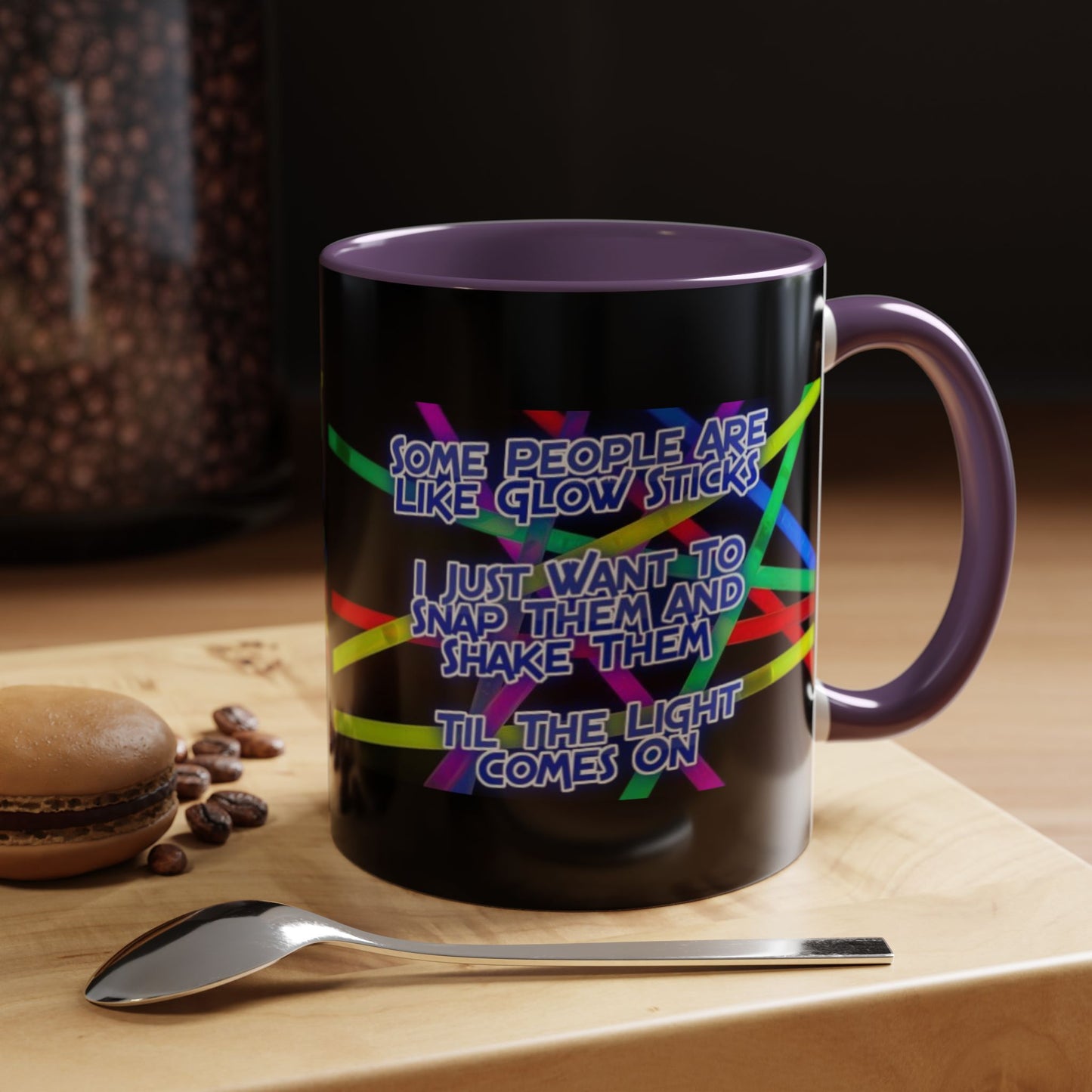 Glow Sticks 2-Tone Coffee Mug