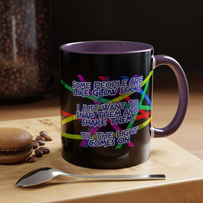 Glow Sticks 2-Tone Coffee Mug