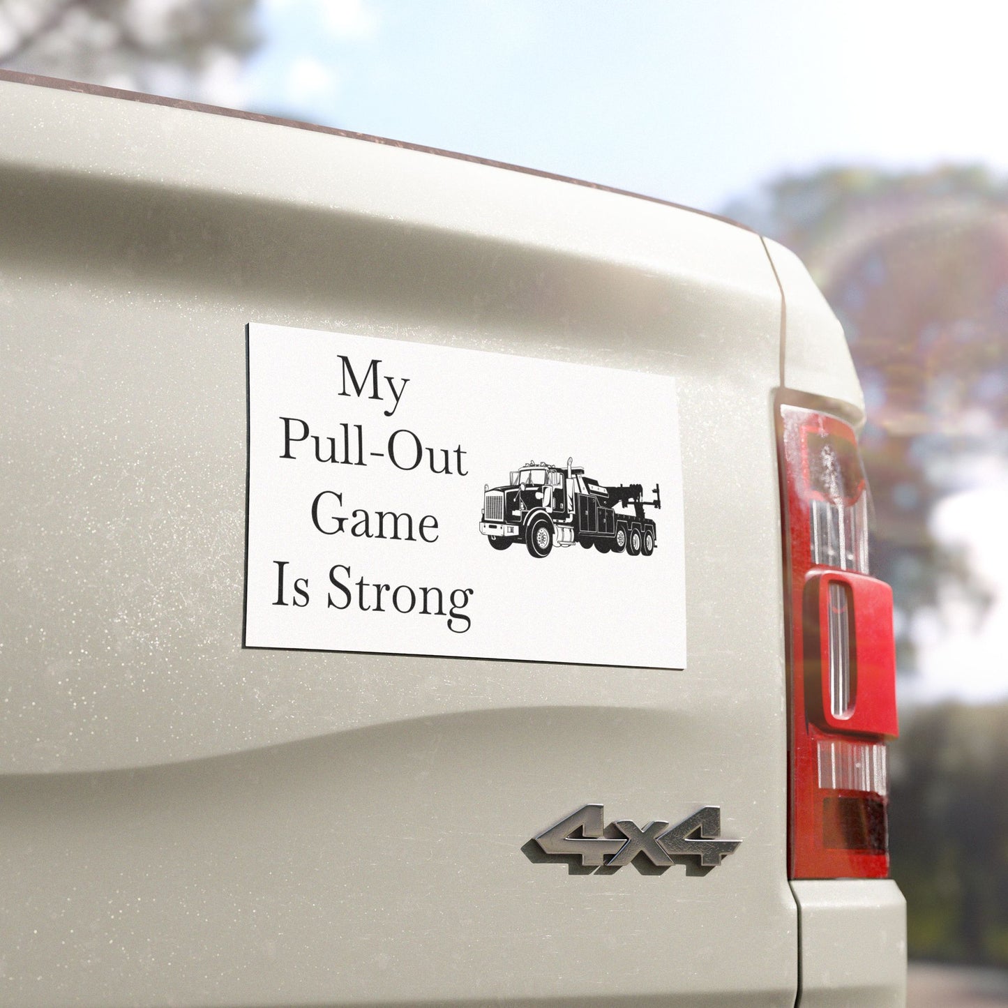 Pull Out Heavy Tow Truck Indoor/Outdoor Magnet