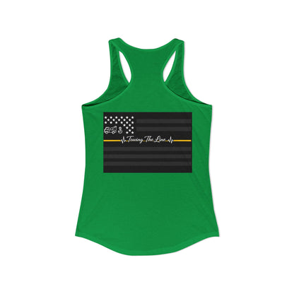 Thin Yellow Line Women's Racerback Tank