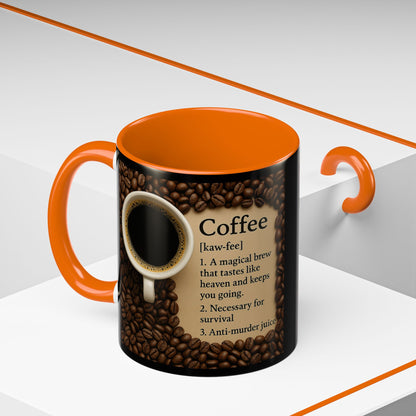 Coffee Definition 2-Tone Coffee Mug