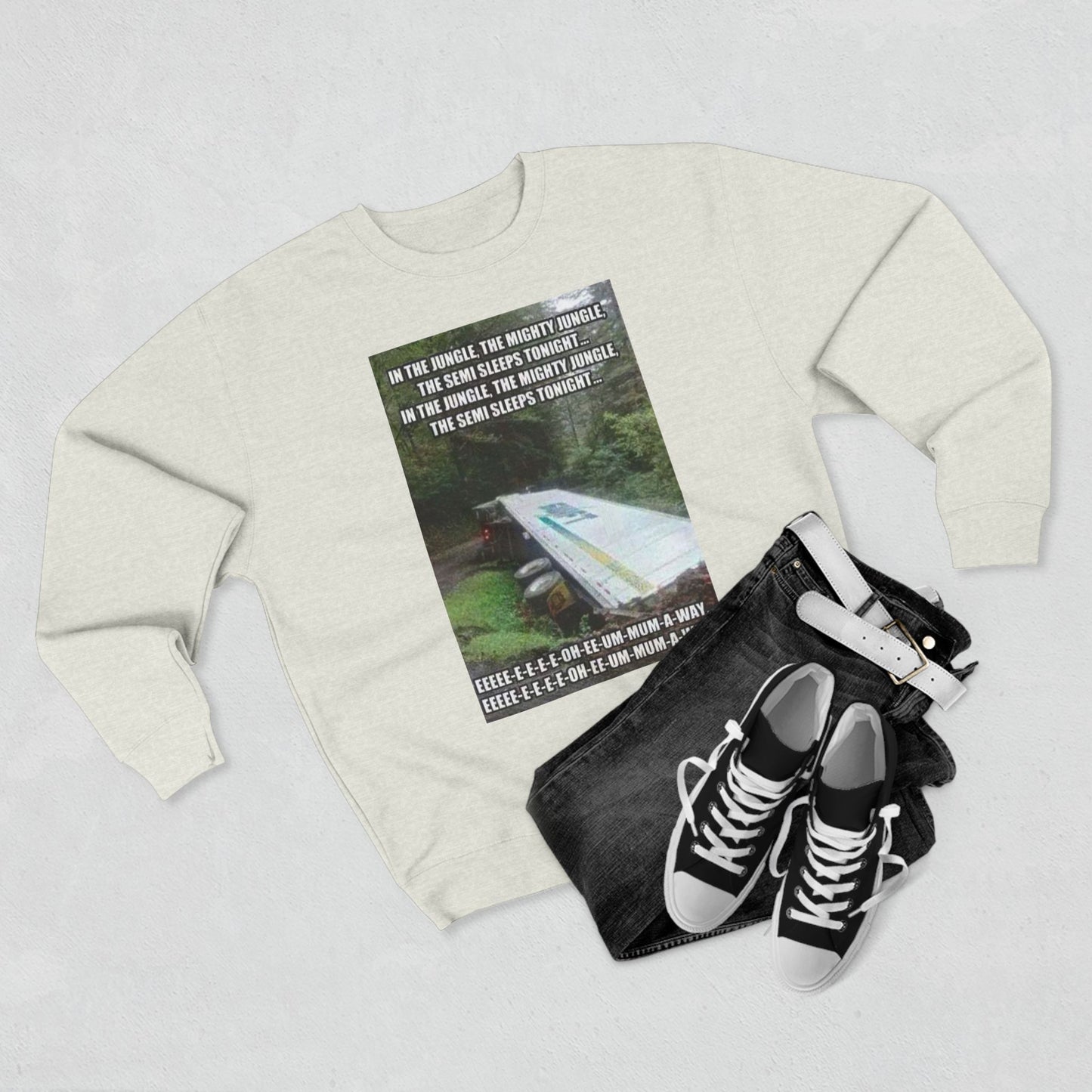 Semi Sleeps Unisex Crewneck Sweatshirt