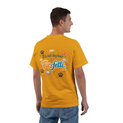 Fur-Fetti Dog Men's Short-Sleeve Crewneck Tee