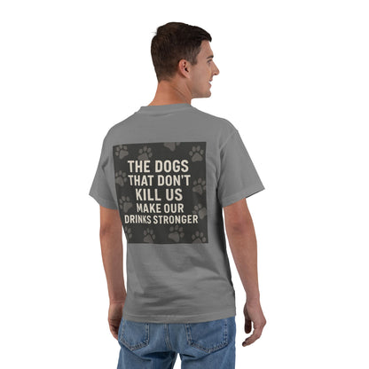 Drinks Stronger Men's Short-Sleeve Crewneck Tee