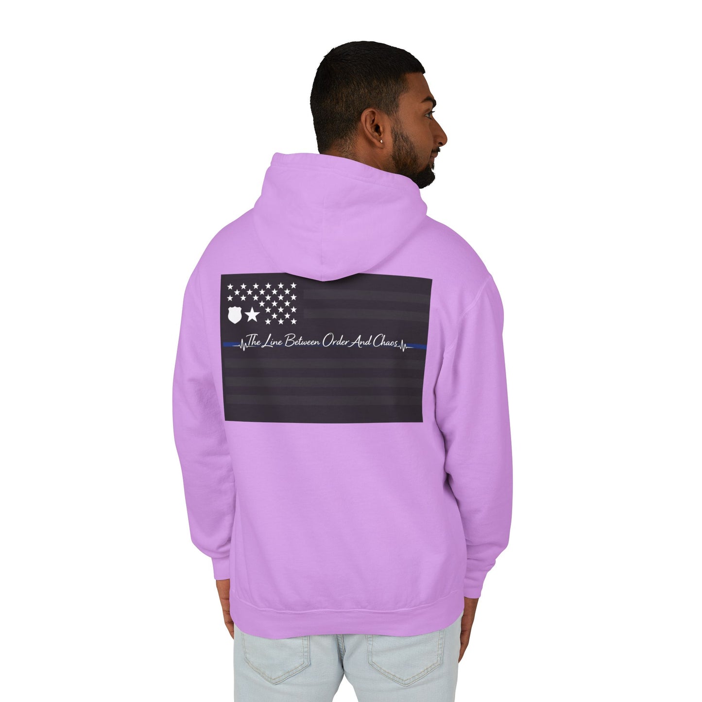 Thin Blue Line Unisex Lightweight Hoodie